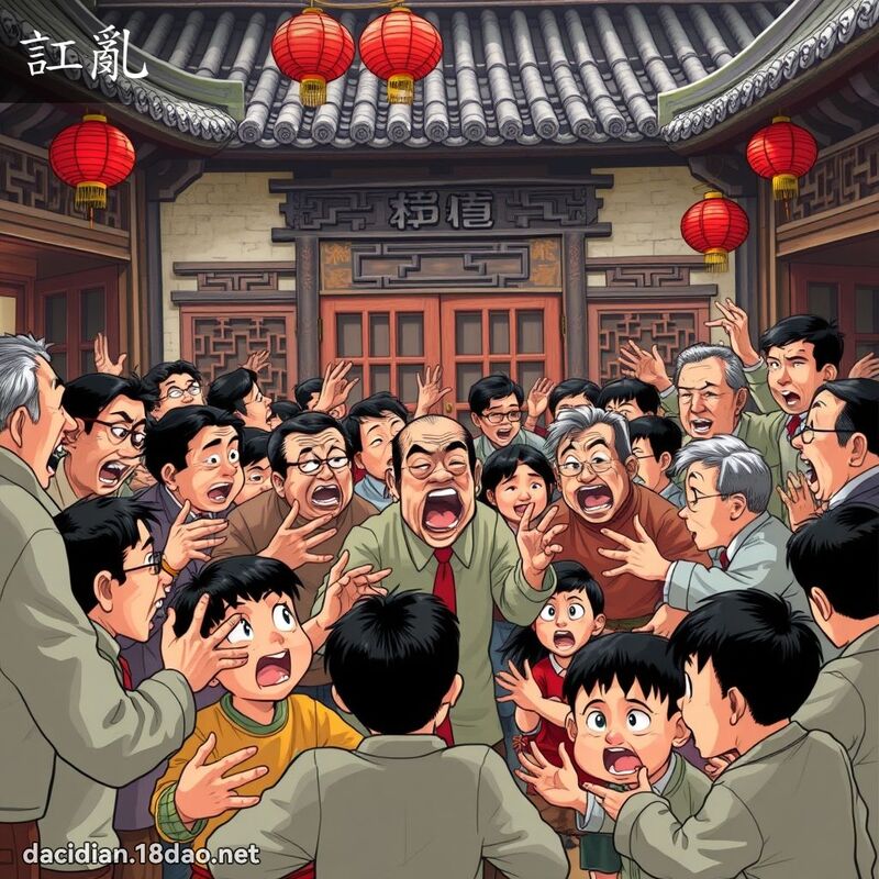 訌亂 - 國語大辭典配圖