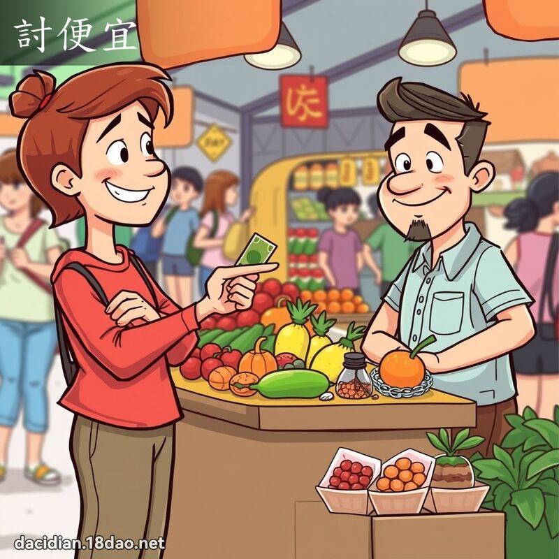 討便宜 - 國語大辭典配圖