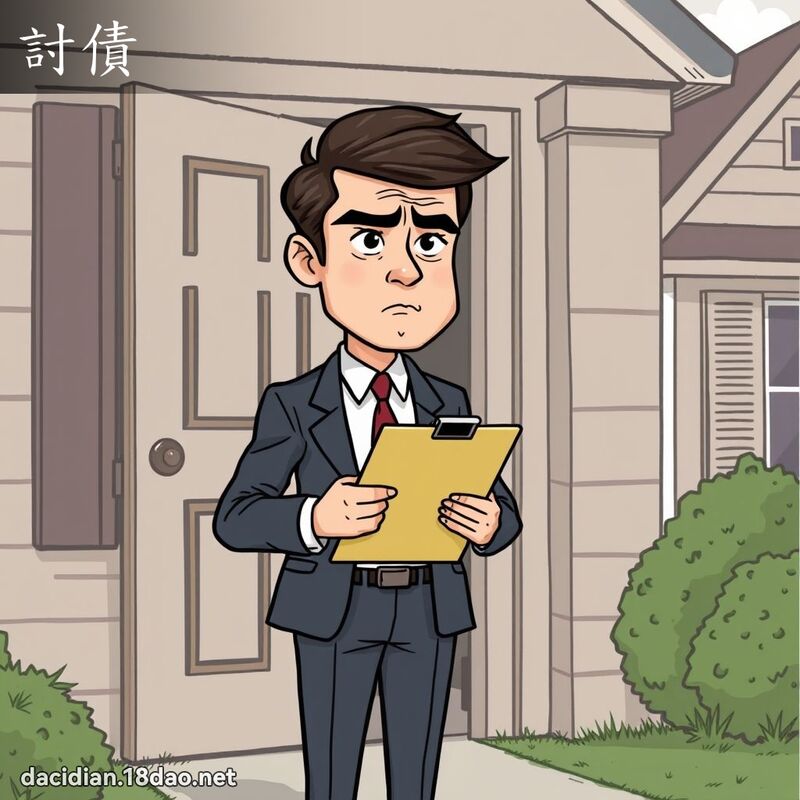 討债 - 国语大辞典配图