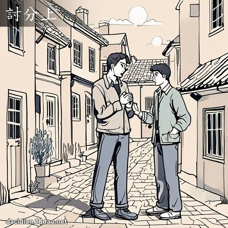 討分上 - 国语大辞典配图