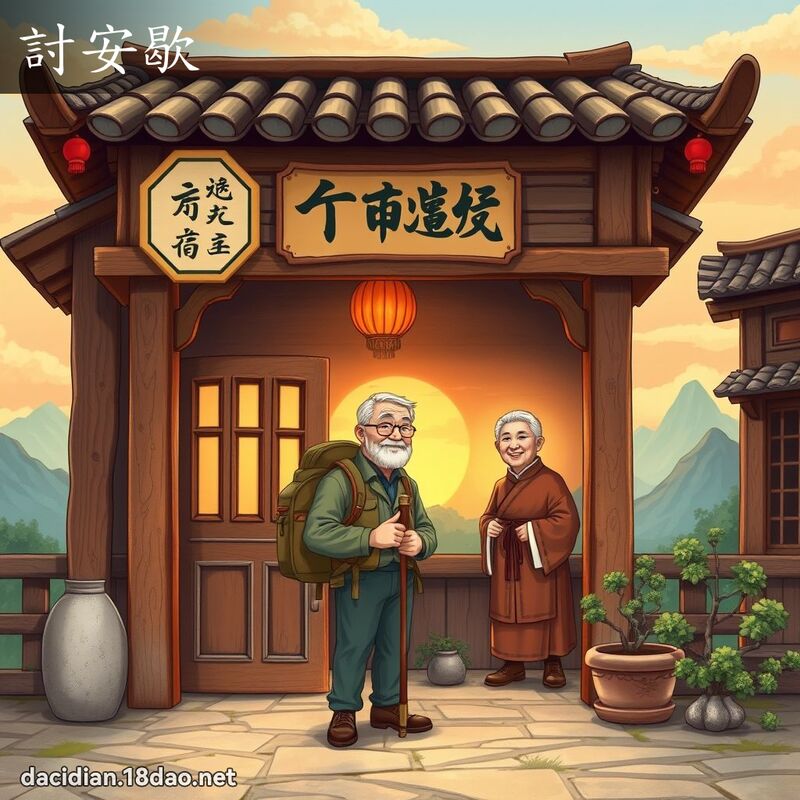 討安歇 - 国语大辞典配图