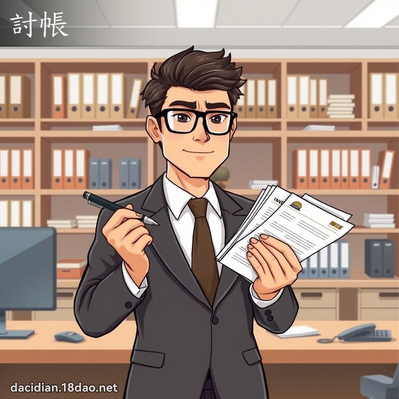 討帐 - 国语大辞典配图