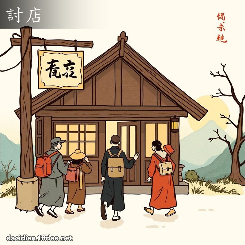 討店 - 國語大辭典配圖