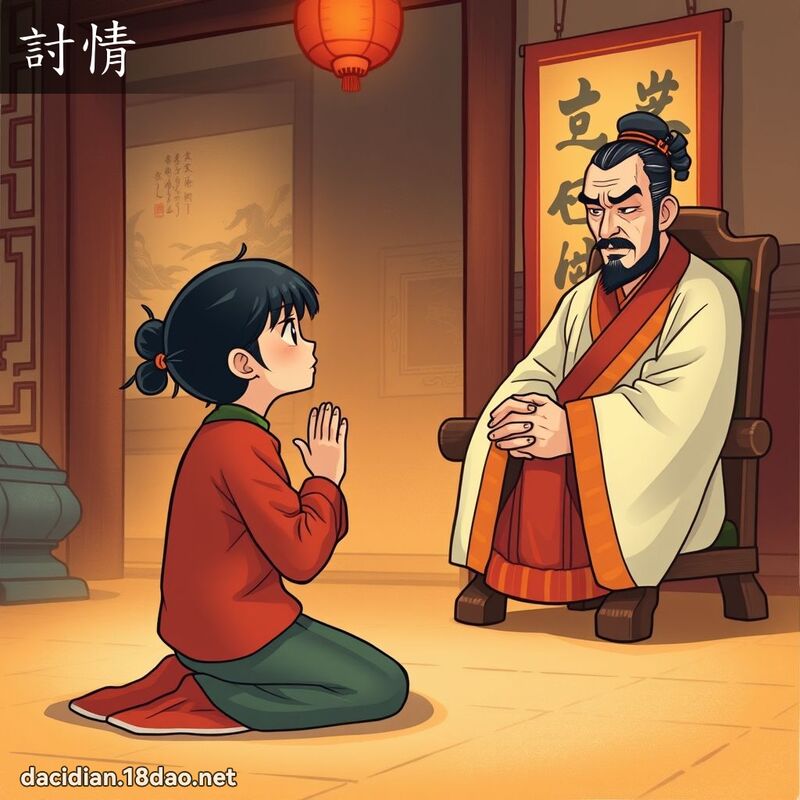 討情 - 国语大辞典配图