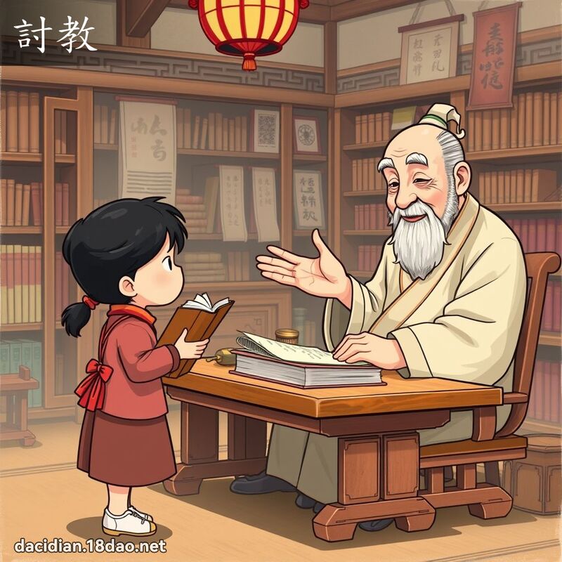 討教 - 國語大辭典配圖