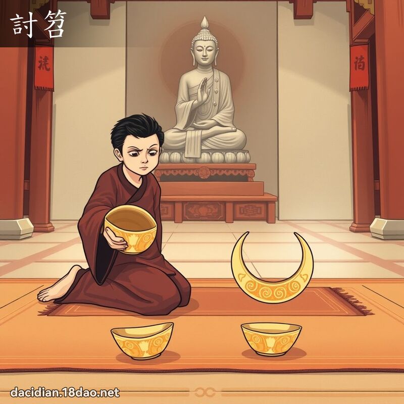 討笤 - 國語大辭典配圖