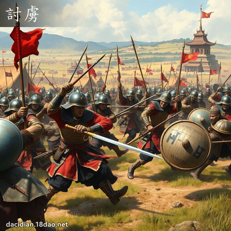 討虏 - 国语大辞典配图
