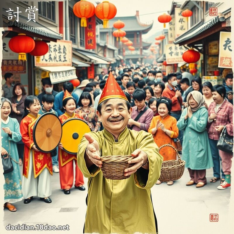 討赏 - 国语大辞典配图