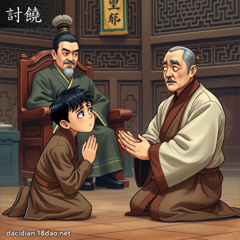 討饒 - 國語大辭典配圖
