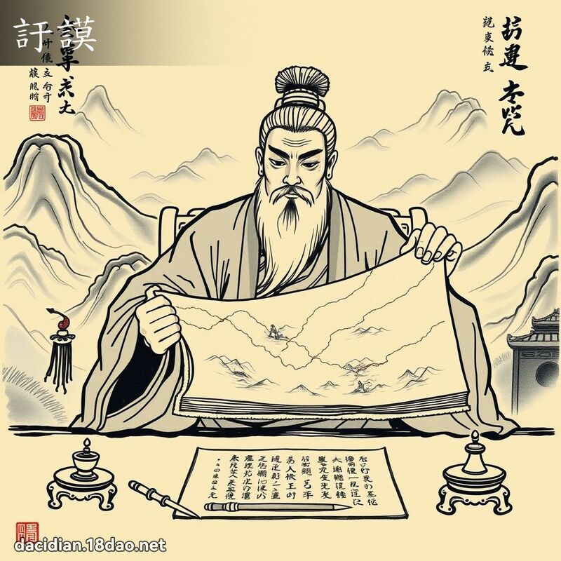 訏謨 - 國語大辭典配圖