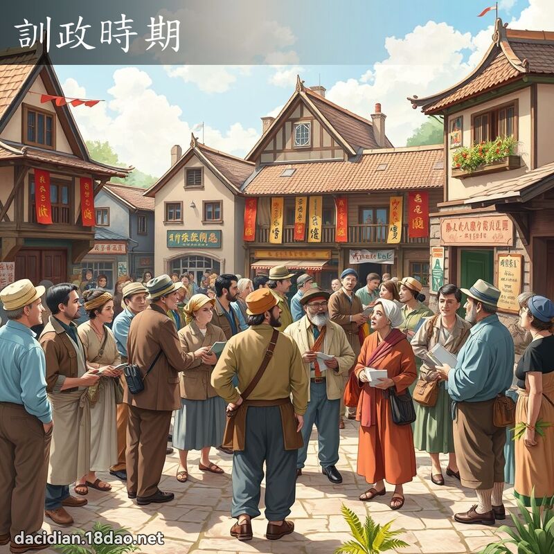 訓政時期 - 國語大辭典配圖