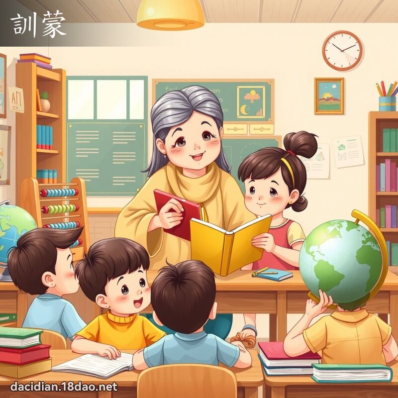 训蒙 - 国语大辞典配图