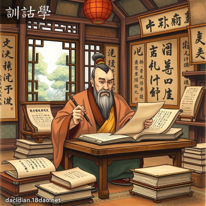 訓詁學 - 國語大辭典配圖