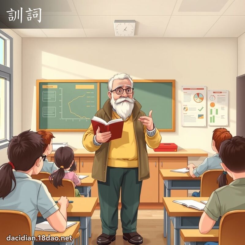 訓詞 - 國語大辭典配圖