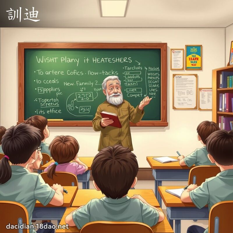 訓迪 - 國語大辭典配圖