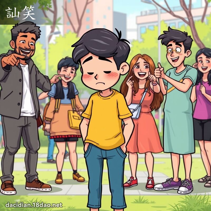 訕笑 - 國語大辭典配圖