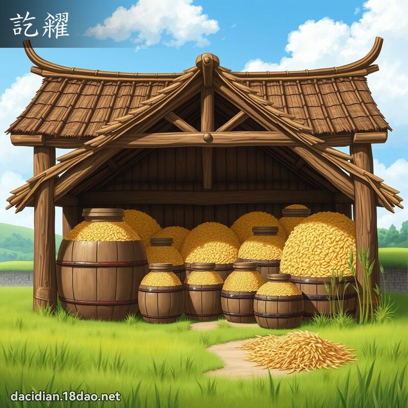 訖糴 - 國語大辭典配圖