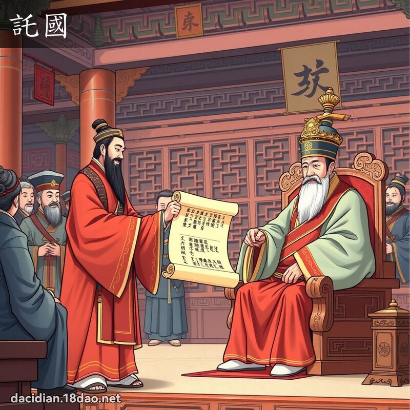託国 - 国语大辞典配图