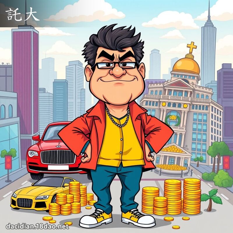 託大 - 国语大辞典配图