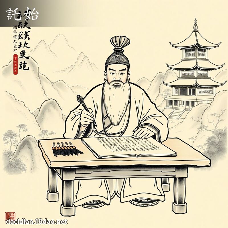 託始 - 國語大辭典配圖