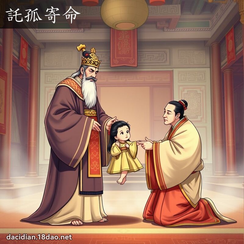 託孤寄命 - 國語大辭典配圖