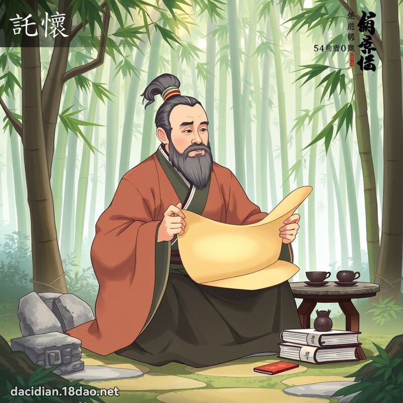 託怀 - 国语大辞典配图