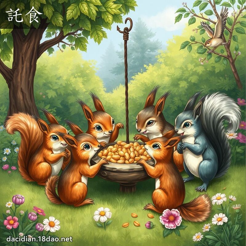 託食 - 國語大辭典配圖