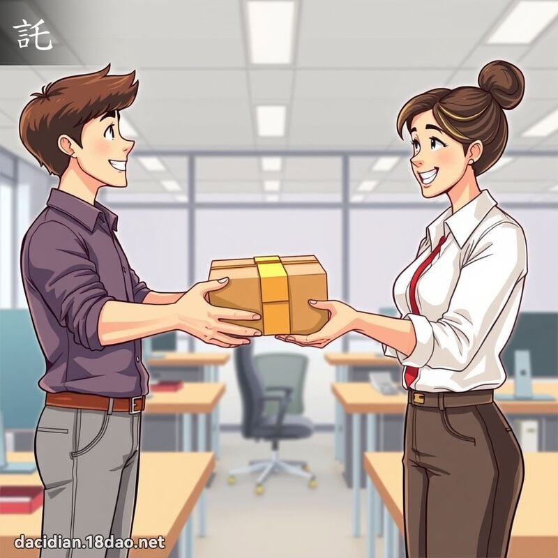 託 - 國語大辭典配圖