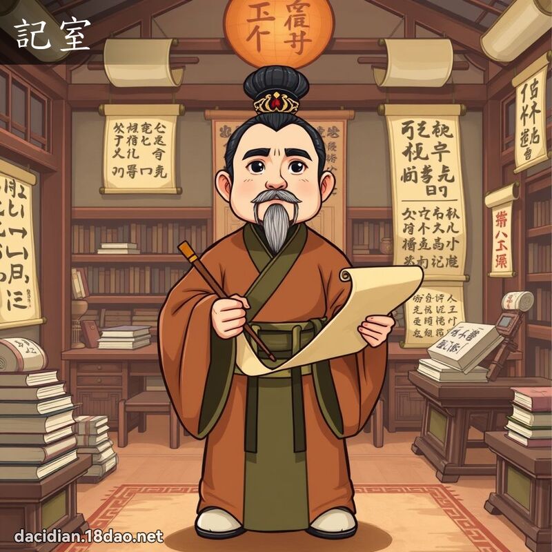 記室 - 國語大辭典配圖
