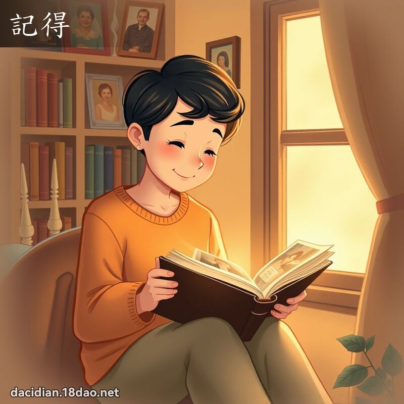 記得 - 國語大辭典配圖