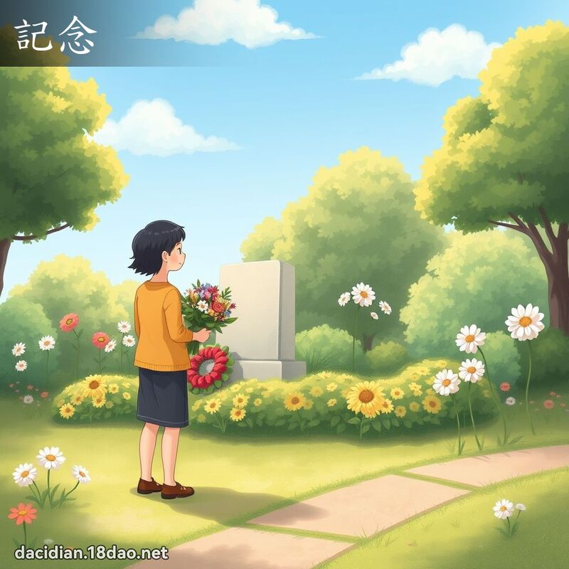记念 - 国语大辞典配图