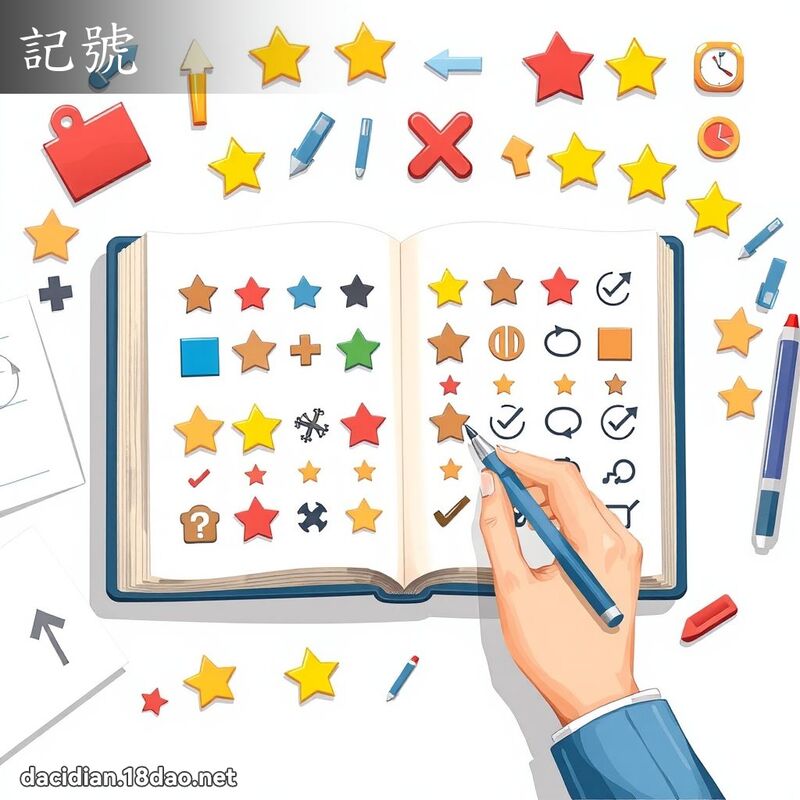 記號 - 國語大辭典配圖
