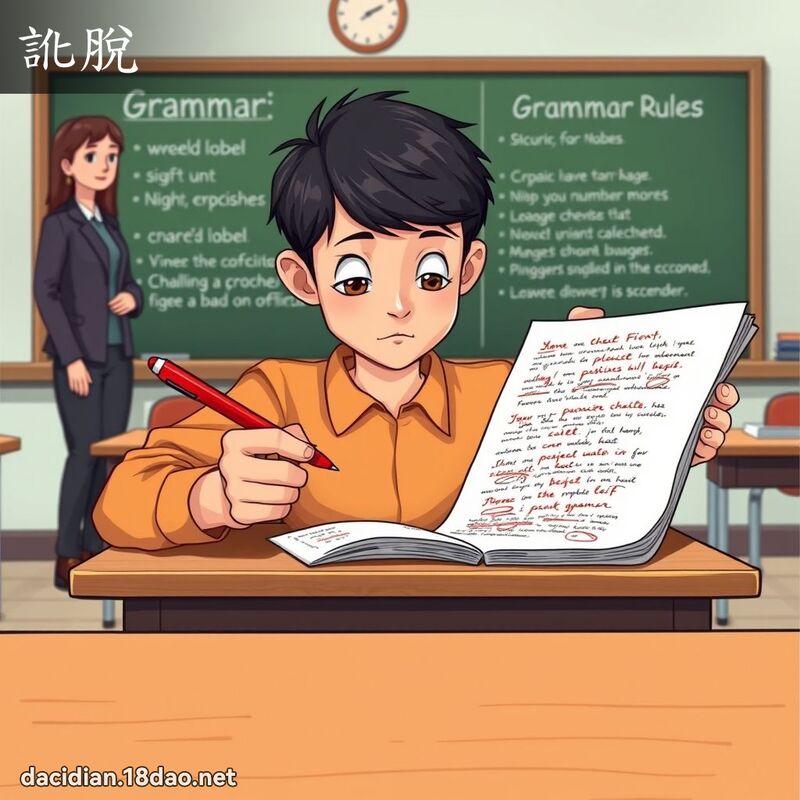 訛脫 - 國語大辭典配圖