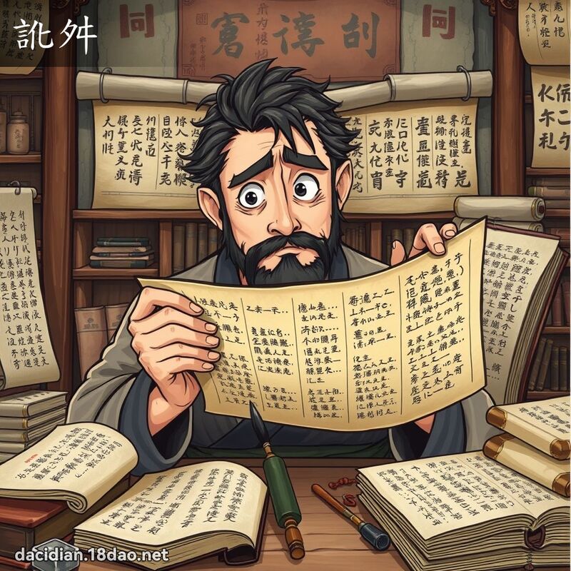 讹舛 - 国语大辞典配图