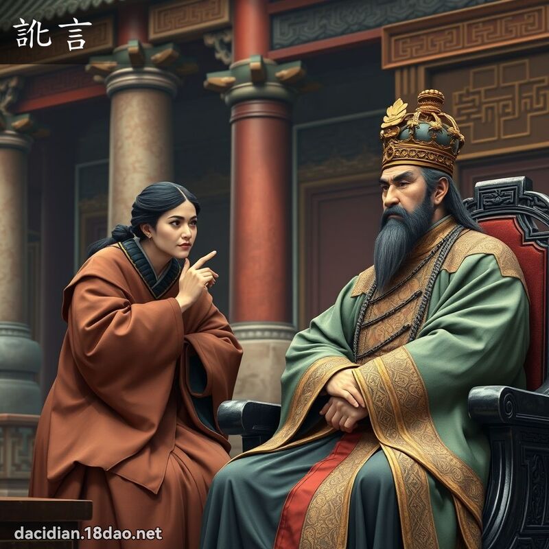 讹言 - 国语大辞典配图