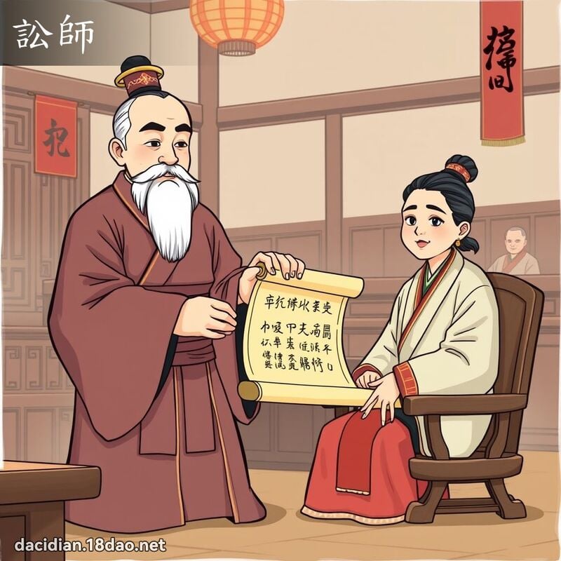 讼师 - 国语大辞典配图
