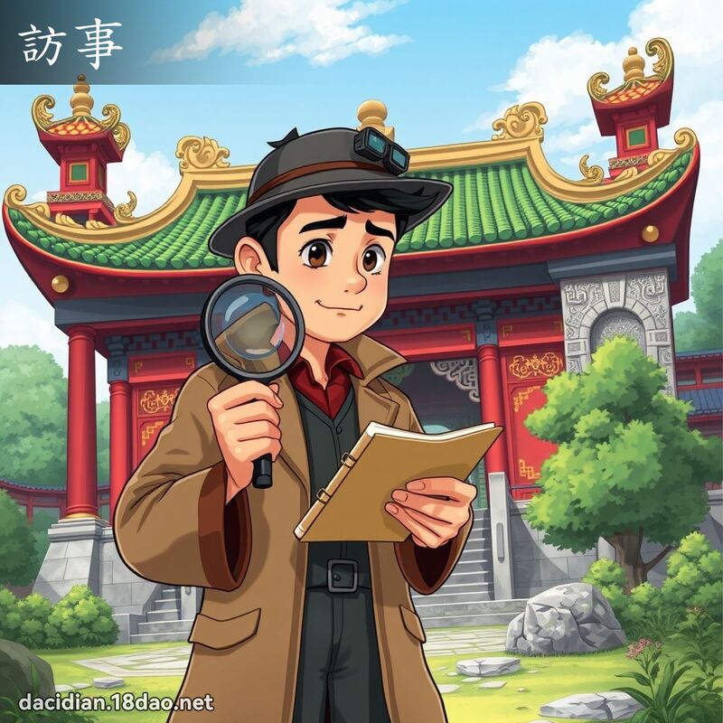 訪事 - 國語大辭典配圖