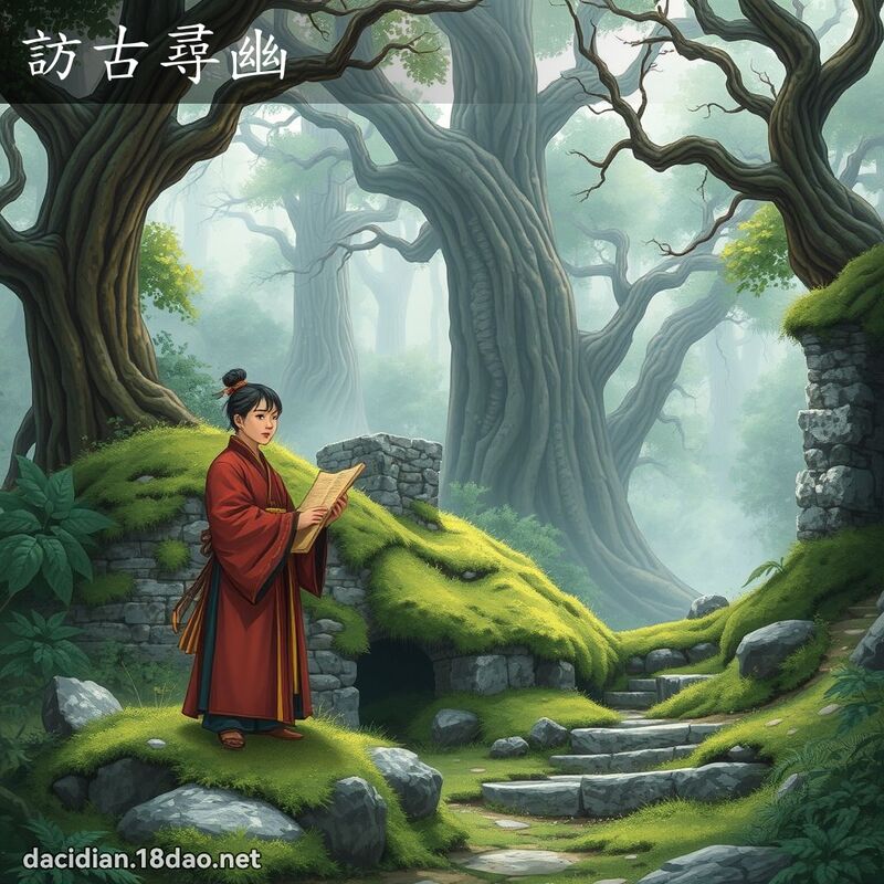 訪古尋幽 - 國語大辭典配圖