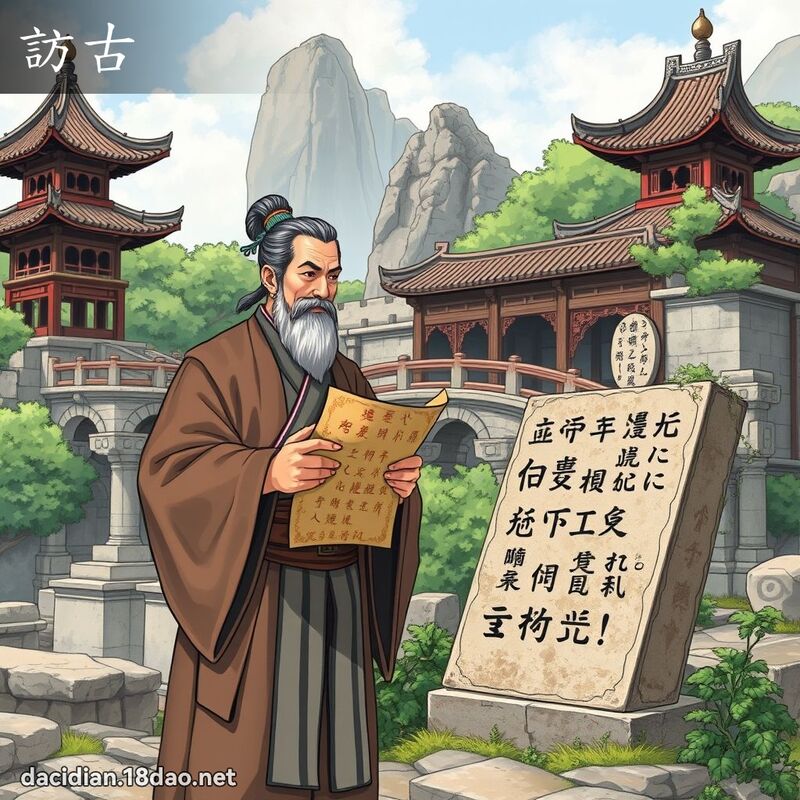 访古 - 国语大辞典配图