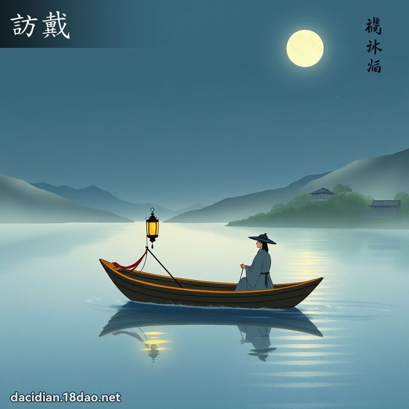 访戴 - 国语大辞典配图