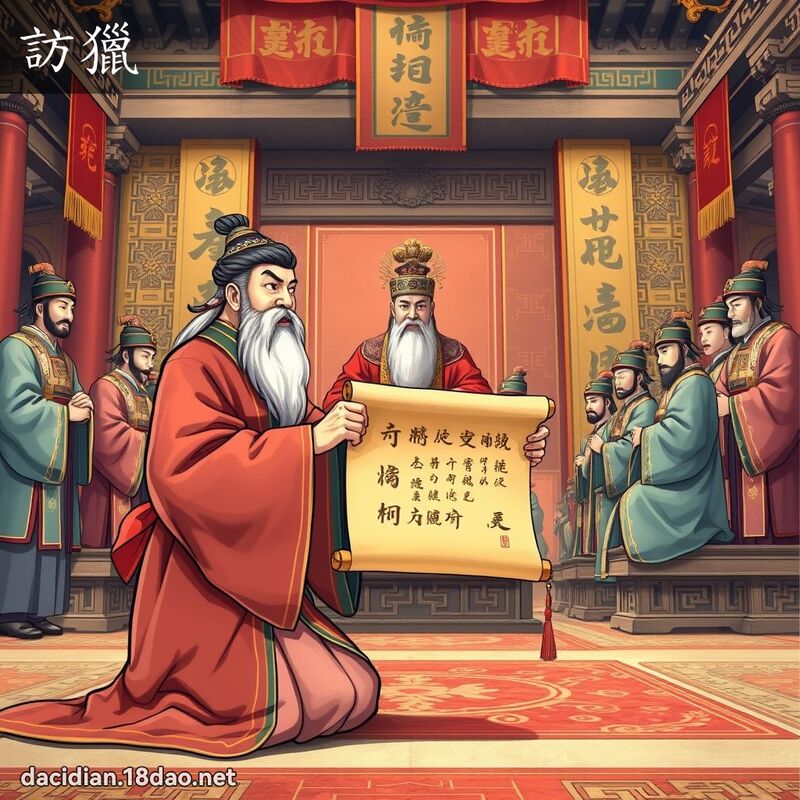 訪獵 - 國語大辭典配圖