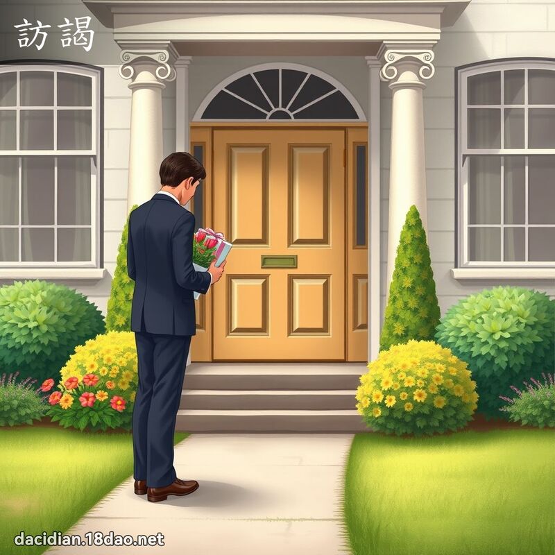 訪謁 - 國語大辭典配圖