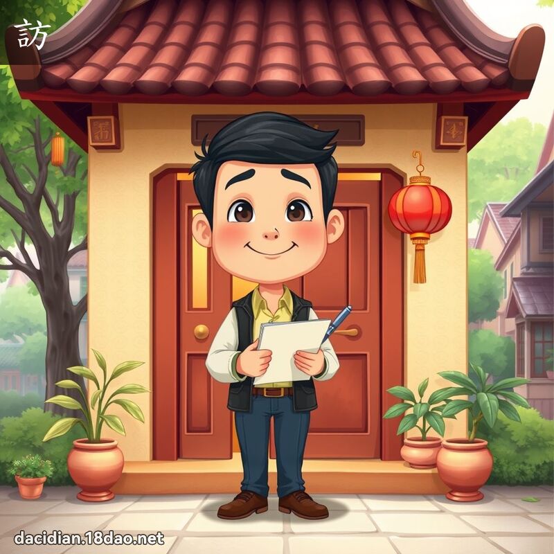 访 - 国语大辞典配图