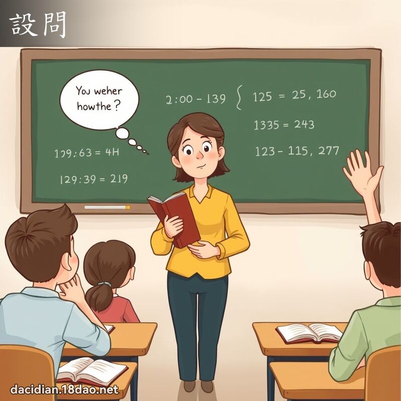 设问 - 国语大辞典配图