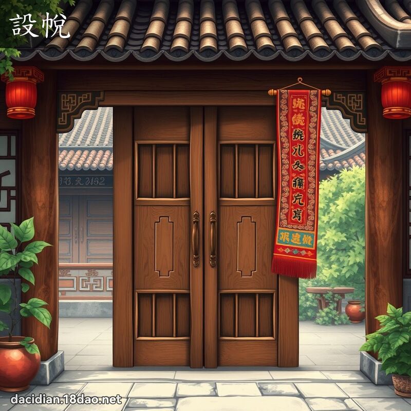 设帨 - 国语大辞典配图