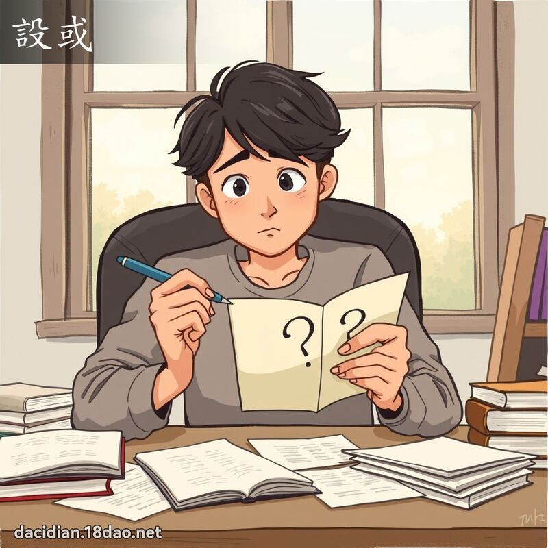 設或 - 國語大辭典配圖