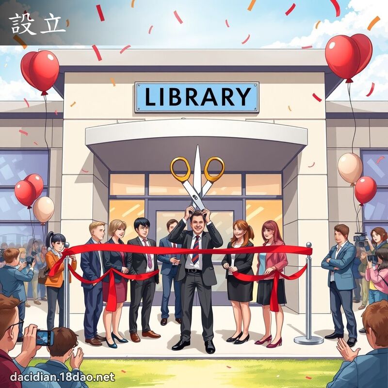 设立 - 国语大辞典配图