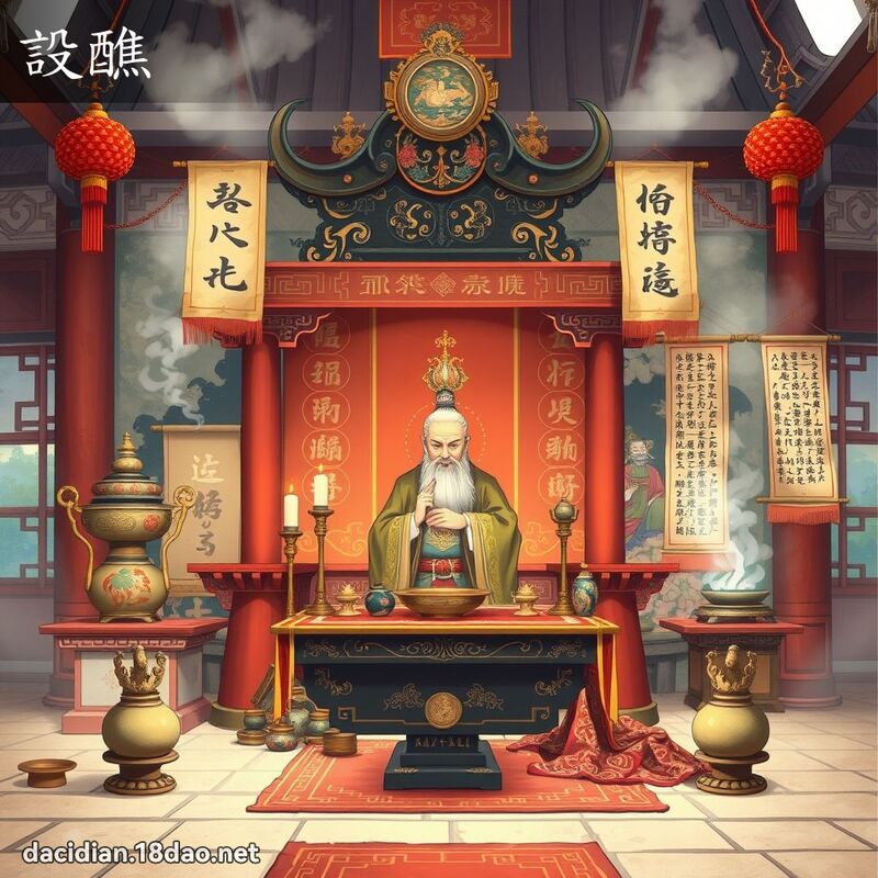 设醮 - 国语大辞典配图