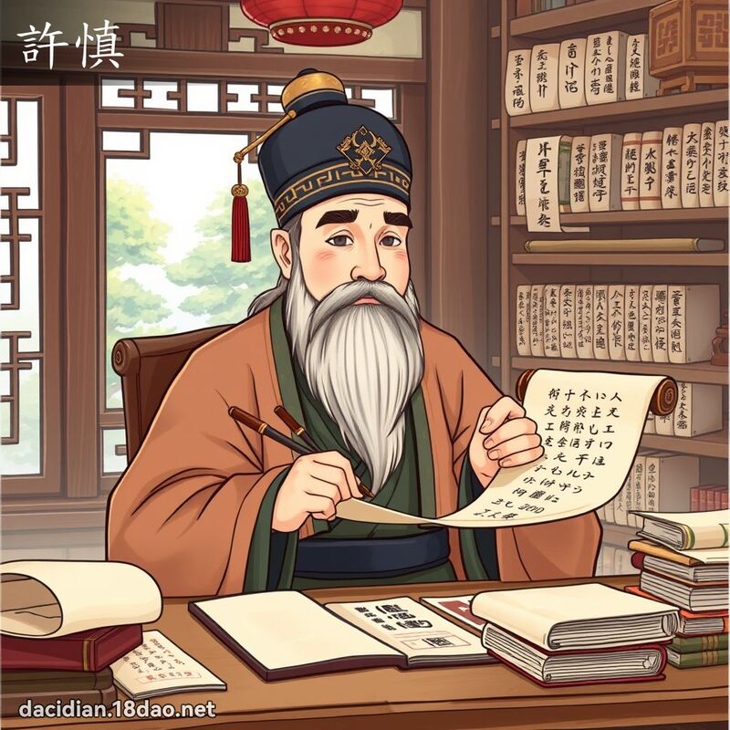 许慎 - 国语大辞典配图