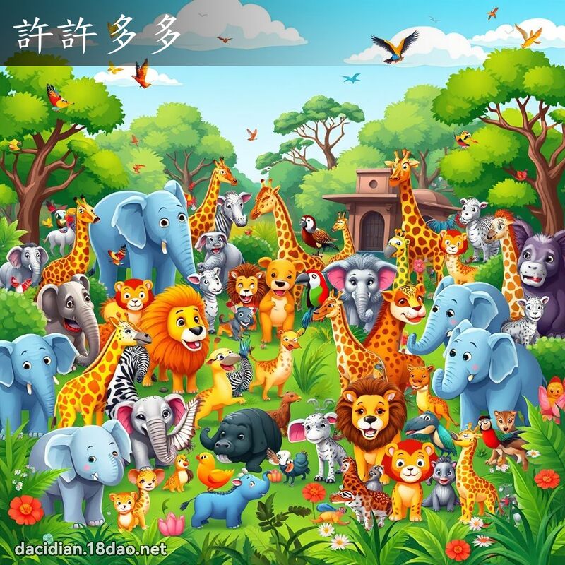 许许多多 - 国语大辞典配图